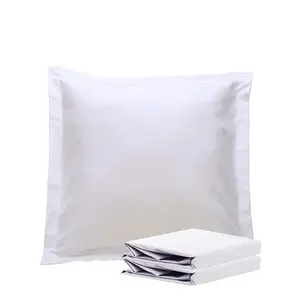 Brushed Microfiber Euro Pillow Shams Set of 2, European Throw Pillow Covers, Wrinkle, Fade, Stain Resistant Square Pillow Cases 26x26