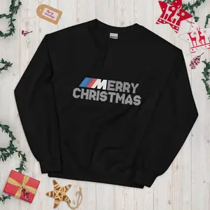 M Performance Holiday Christmas Sweater Ugly Sweater for Festive Season Car enthusiast Party