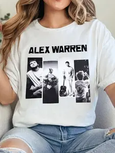 Alex Warren Official Merch Shirt, Pop Music Fan Graphic Tee, Singer Concert Apparel