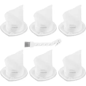 EVF100 Filter Replacement Compatible with Black & Decker Hand Vacuum HNV220B HNV115J HNV215B HNV115B 90590689 Series Cleaners, 6 Pack