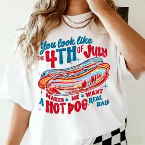 You Look Like the 4th of July Shirt Unisex Apparel Printed in the USA Casual Top Athletic Boho Chic Breathable Fabric Perfect for Daily Wear Gifts