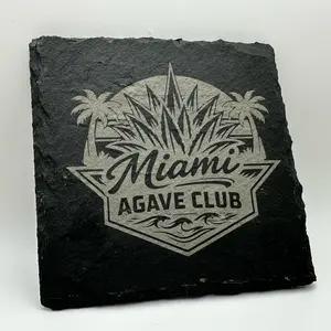 Custom slate coasters
