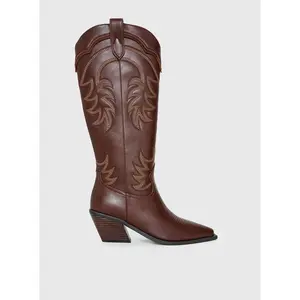 Billini Evalynn Cowboy Boots Fudge