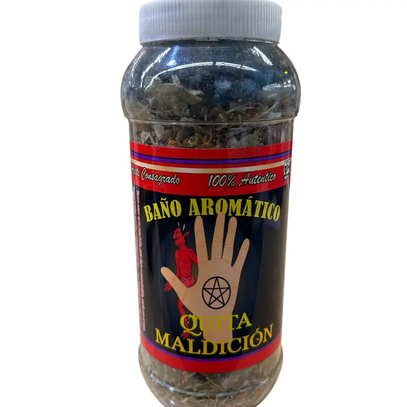 Bath Bottle Remove Curse / Bano de Bote Quita Maldicion - 100% Aromatico - Body Care & Cosmetic Remedy for Maldicious Skin Care