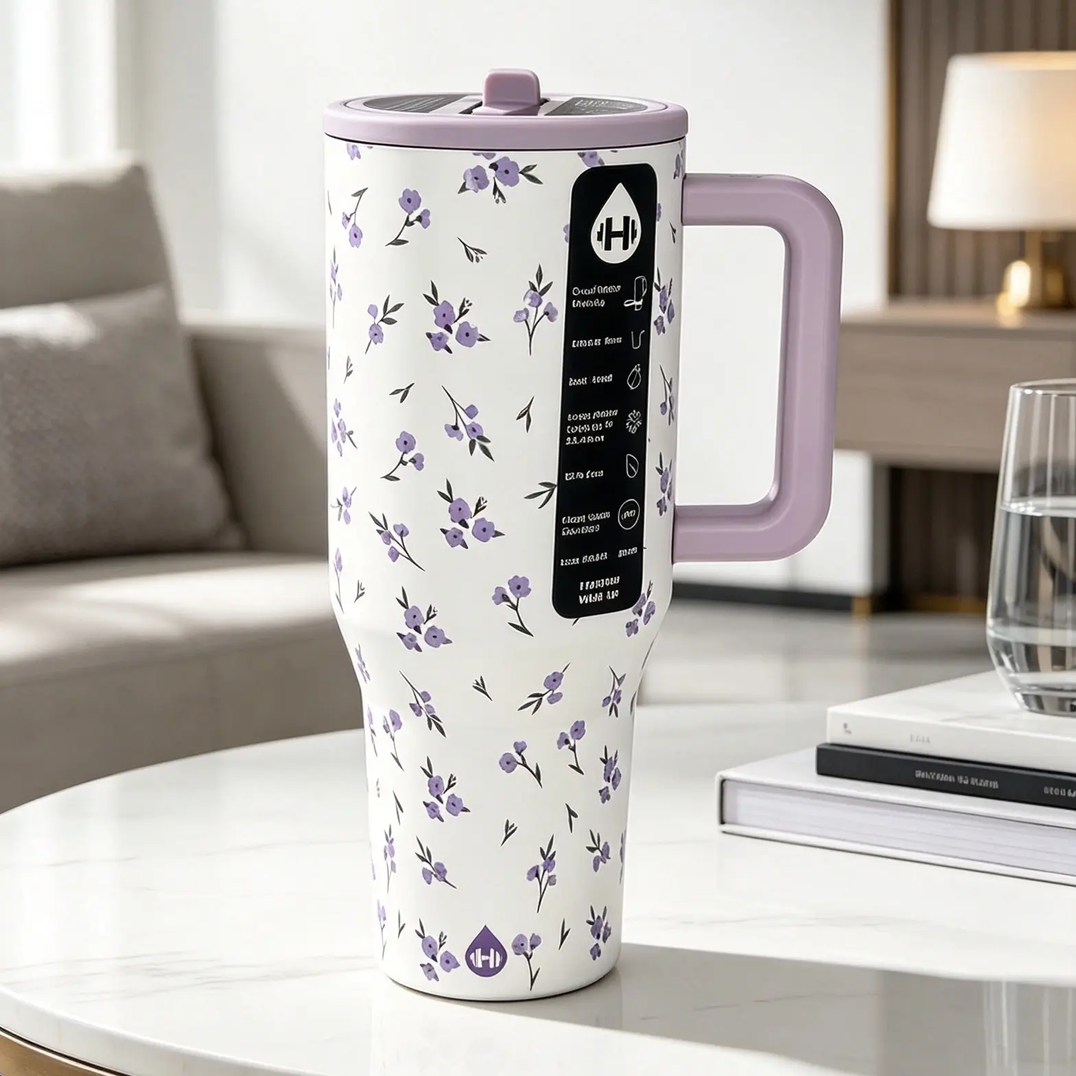 40oz Stainless Steel Insulated Flask - Large Capacity, Leak-Proof, Vehicle-Mounted with Massive Suction Cup, High-Appeal Design, Office Icebreaker Drinkware for Cross-Border European and American Markets, Flasks