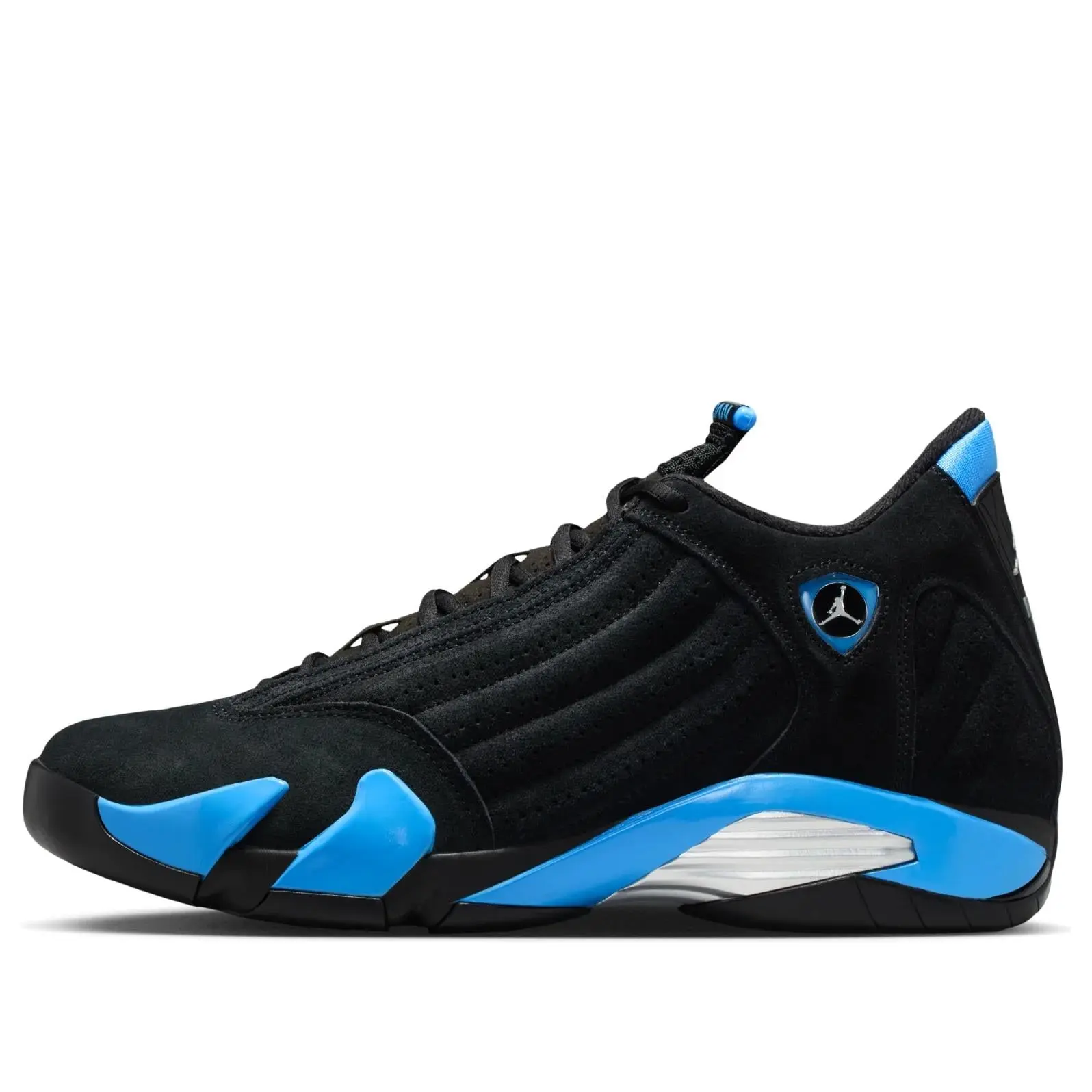 Jordan 14 Retro Black University Blue (2026) Men's 487471-007 & GS 487524-007 New Sneakers Basketball Shoes Athletic Shoes