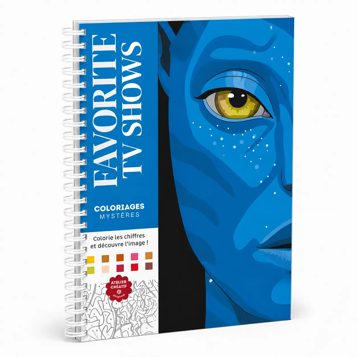 [New 2026] Mystery Coloring Book by Numbers, Favorite Movies and TV Shows, Fun Creative Coloring Pages for Kids and Adults (Spiral-bound)