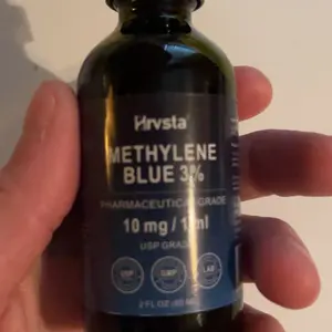 Methylene Blue Pharmaceutical Grade - Methylene Blue 3% - Liquid Drops Aqueous Solution 10 mg / 1 ml - Third Party Tested - Formaldehyde & Alcohol-Free - Made in USA 2 Fl OZ