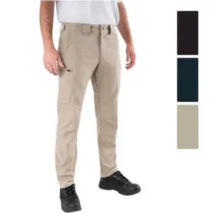 Rothco Men’s Patrol Pants - Frontline Duty Pant for Men, Uniform Tactical Duty Pants - 80% Polyester 20% Cotton Rip-Stop with DWR Finish & T.R.P. System Police, Military Cargo Menswear Clothes Badge Holder Belt Outdoor Stretch Zipper Pocket