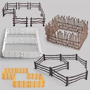 Toy Fence Miniature Model Toy, Playset Decoration, Safe & Durable Design, Perfect Gift for Kids, Easy Assembly