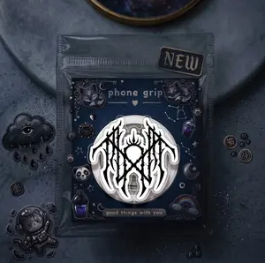 Sleep Token Gothic Book Stack Phone Grip – Dark Aesthetic, Cute & Edgy Accessory for Teens & Music Fans