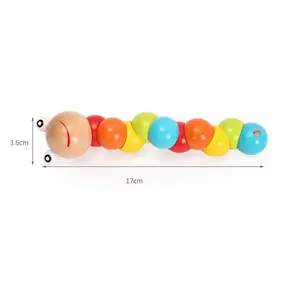 Classic & Novelty Toys Rainbow Stacker Wooden Ring Toy Kids Tower Stack up Blocks - Stress Relief Toys