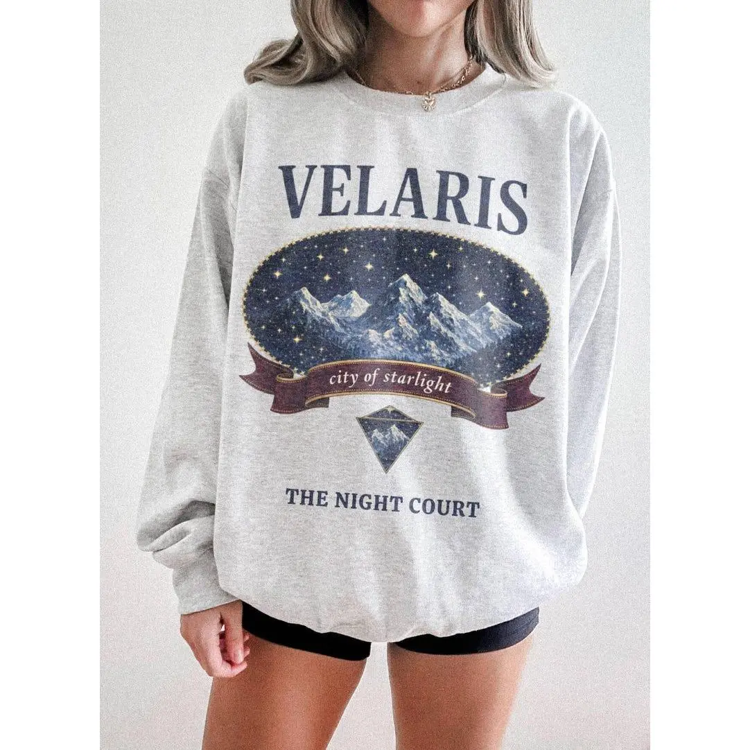 Velaris A Court of Thorns and Roses Sweatshirt (Officially Licensed), ACOTAR merch, Sarah J Maas Book Lovers Crewneck