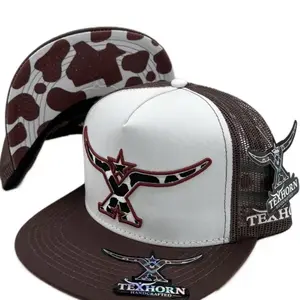 Gorra TEXHORN vaca cafe adjustable SnapBack