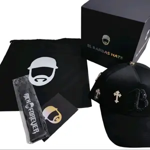 BARBAS HATS - B CHROME FULL SET [HAT ,BOX, Bag , KEYCHAIN and Certificate]