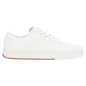 Pre-owned Bottega Veneta Men's Bottega Veneta leather minimal lace up sneakers by Rebag