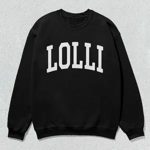 Lolli Sweatshirt Collegiate Crewneck Sweater Unisex