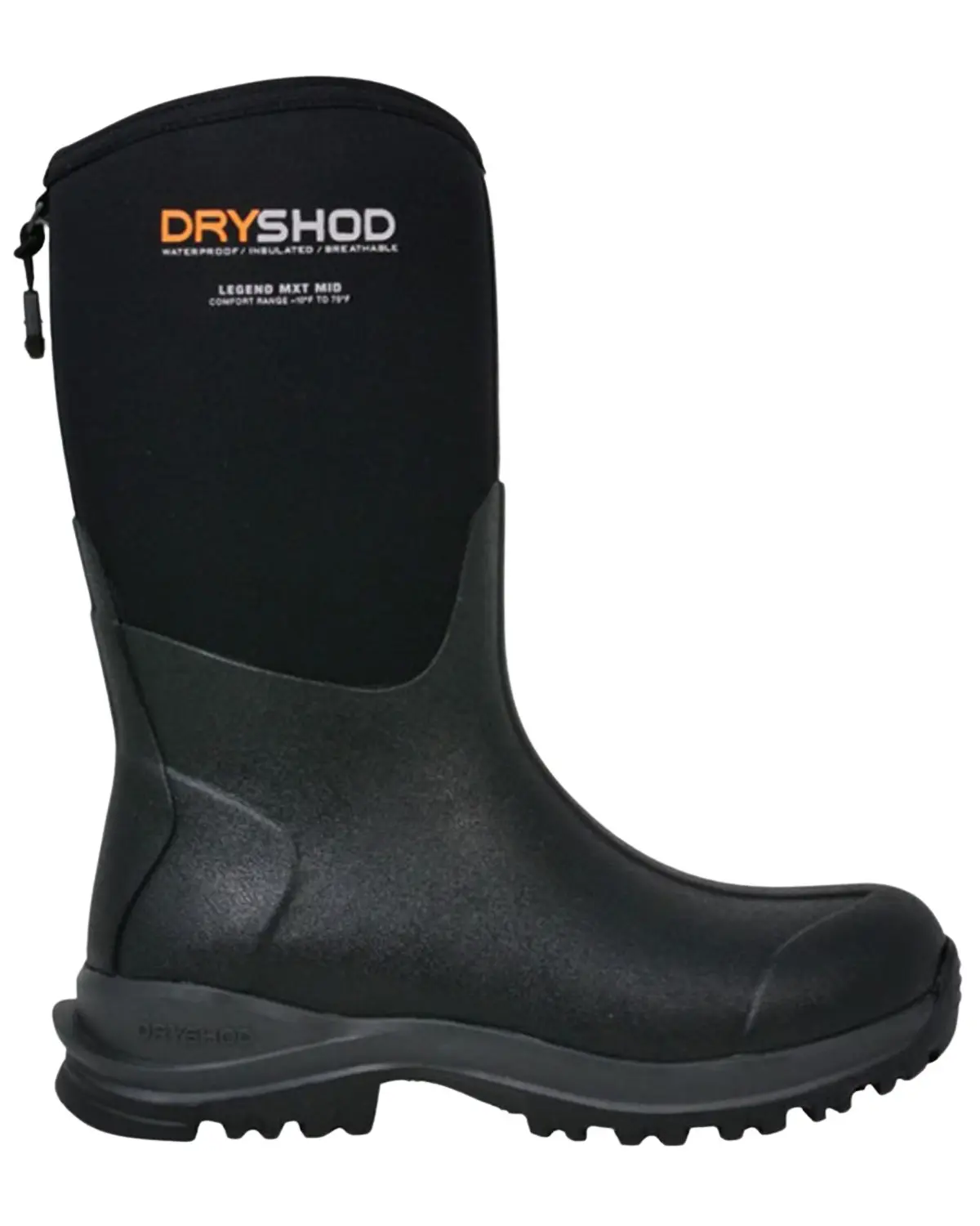 Dryshod Women's Women'S Legend Mxt Rubber Work Boot Soft Toe - Lgx-Wm-Bk