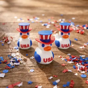 Independence Day Duck Usa 250th Anniversary Decorative Model, Handmade Craftsmanship, Perfect Gift for Collectors & Enthusiasts
