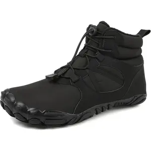 Mens Womens Barefoot Minimalist Shoes Winter Boots Zero Drop Sole Trail Running Sneakers Wide Toe Box