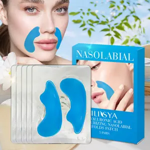 Hyaluronic Acid Anti-Wrinkle Sheet Mask, Fades Corner Mouth Lines, Tight Fit, Moisturizes Skin, Unisex, Christmas Gift
