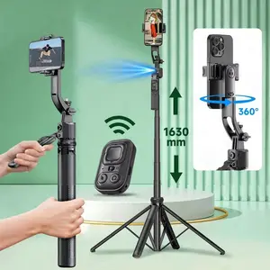 Smart Ai Tracking Anti-Shake Tripod Selfie Stick Monopod Stabilizer, Bluetooth-compatible Remote Control Smartphone Accessory, Ideal for Vlogging, Smartphone Camera Accessories