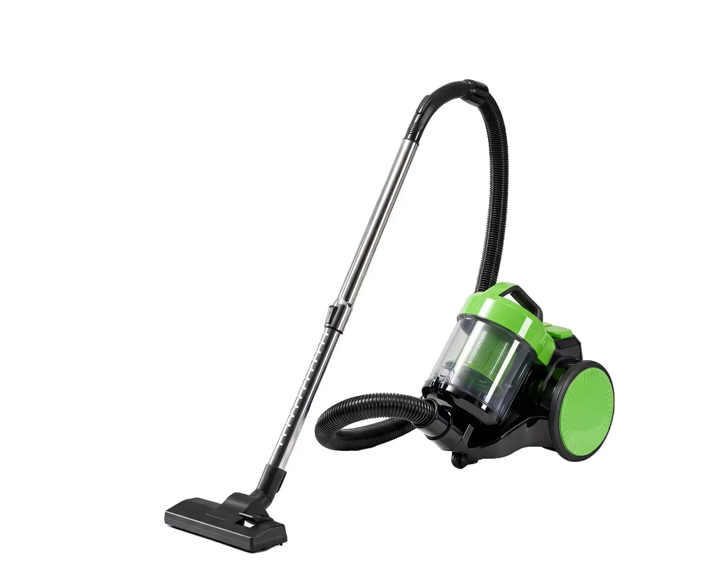 Canister Vacuum Cleaner, 1000W Bagless Vacuum Cleaners, 16Kpa Suction with 1.8L Dust Cup for Hard Floors, Carpet, Black & Green