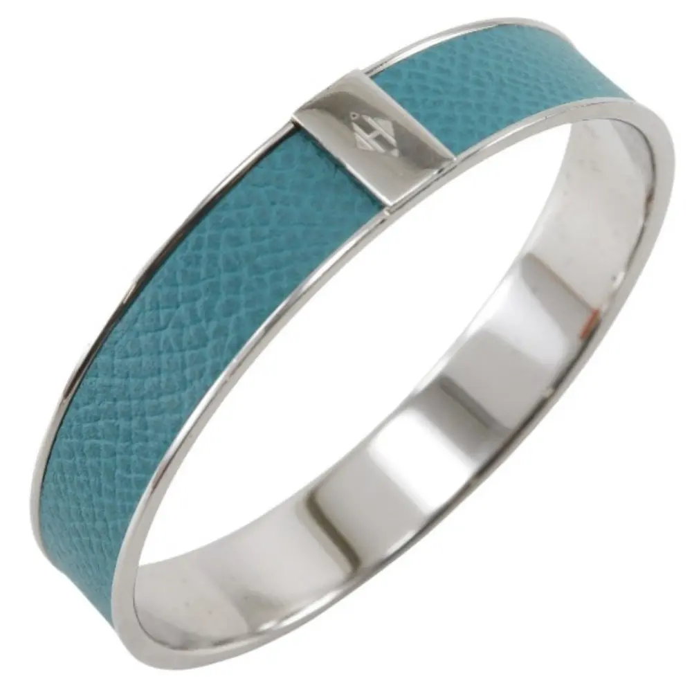 Pre-owned HERMÈS Others Small Leather Goods Hermes KAWAII Vau Epsom Metal Bangle