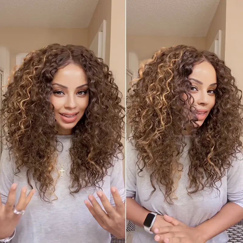 [Blend][LIVE] Frodio Veralux™ Blend Human Hair 20" Curly Wig- Effortless Shaggy Waves Big Hair Curly Hair Wig Ready To Wear #outdoorfun