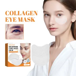 Collagen Eye Mask - Crystal Eye Patches with Collagen Essence for Soft & Supple Skin, Disposable, Glycerol & Phenoxyethanol, Moisturizes & Repairs Skin nihon kadoyan brand hot handswarmers belly button patch Natural Dream Sleep Support Patch spicy ginger