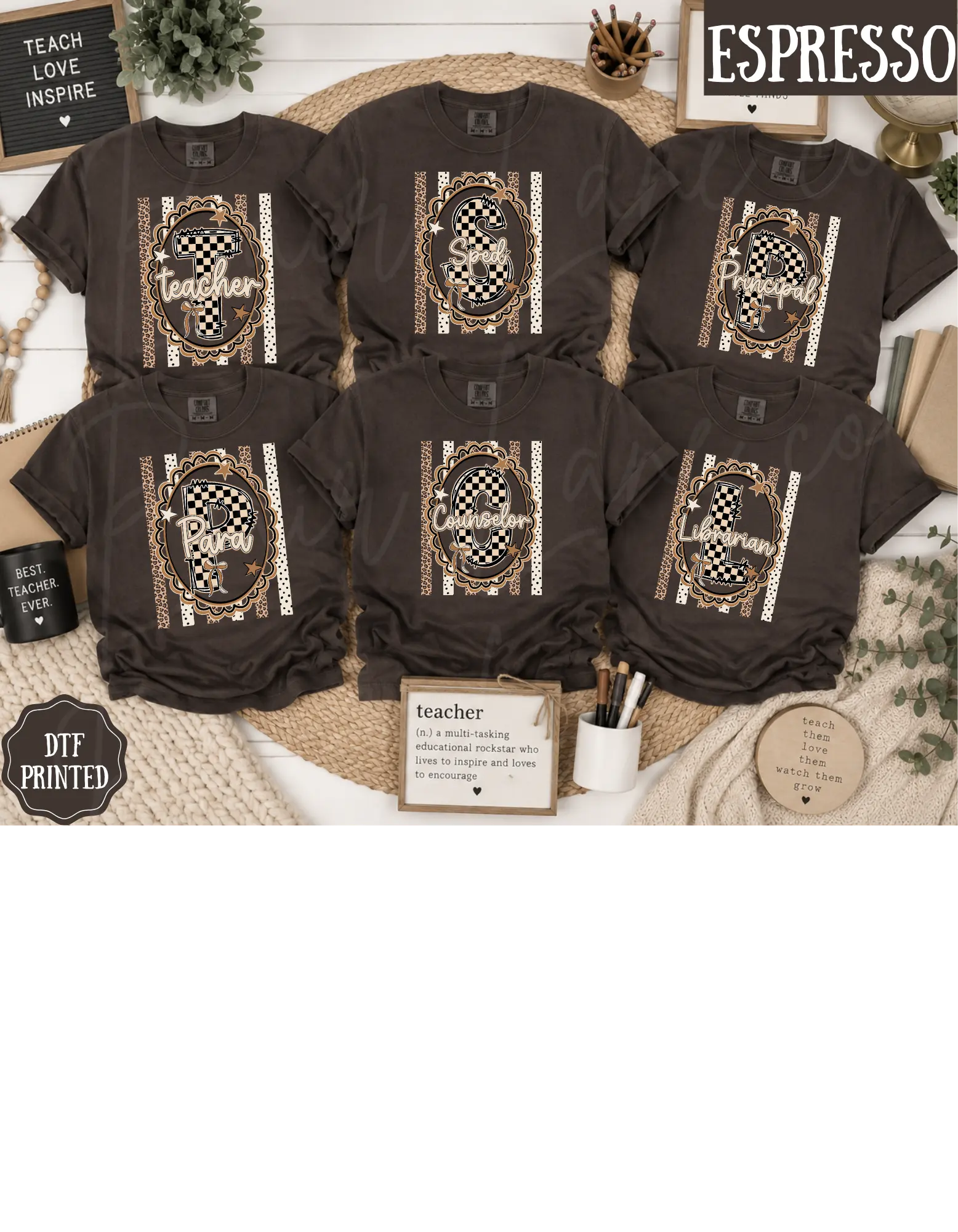 Back To School Occupation Tees Para Sped Teacher Comfort Color T-shirt BLC