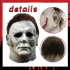 Michael Myers Mask, Halloween Horror Masquerade Cosplay Party Mask, Michael Myers Costume Scary Cosplay