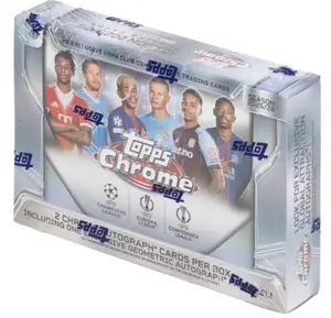 2025/26 Topps Chrome UEFA Club Competitions Soccer Delight Box
