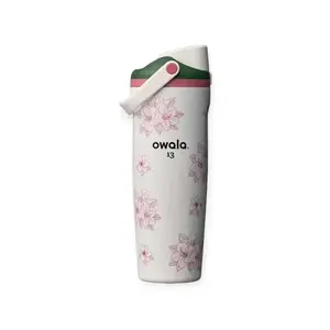 Owala Bottle FreeSip 30oz Azalea 13 – Vacuum Insulated Cold Water Bottle for Women, Travel & Sports