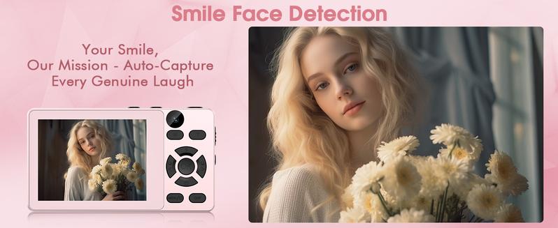 Dual-camera fully automatic digital camera 64MP, built-in beauty filter, 4K retro CCD card camera, 18x, 2000 mAh, free 32GB TF card, OTG