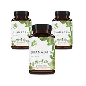 VIRAL 3 Pack Special Bundle Guanabana Soursop 90 Capsules 1100 mg per Serving 100% Natural Premium Ingredients Vegetable Cultivada Organicamente Organically Grown