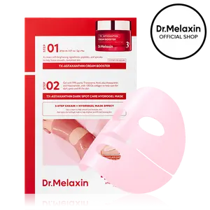 [Dr.Melaxin Official] TX Astaxanthin Dark Spot Care Hydrogel Mask 4EA with Fade Dark Spots, Rebuild Firmness & Wake Up Glowing