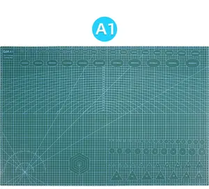 QJHA1 Double-Sided Self-Healing PVC Cutting Mat for DIY LeatherCraft Board, Large Desktop Protective Mat 90x60cm Fathers Day Gif