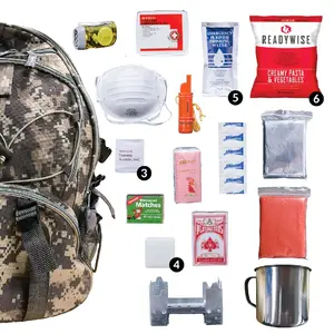 64 Piece Prepper Back-Pack (Camo)