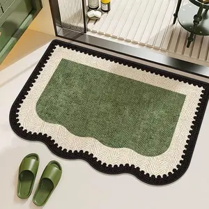 Bathroom Mat for Shower and Bathtub, Diatomite Bathroom Mat, Quick-Dry Waterproof Surface, Anti-Slip Bottom, Anti Slip Bathroom Floor Mat for Tub, Shower Floor, Wet Room, Easy to Rinse and Store