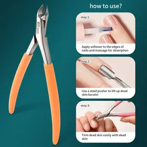 G11 Nail Clipper, Dual Color, Soft Silicone Handle, 5mm Blade, Perfect for Corners & Dead Skin Removal