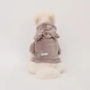 Dog Hoodie Coat, Husky Clothes, Warm Fleece Winter Dog Hoodie Sweatshirt Clothes for Small Medium Dogs Puppy, Hooded Sweater Jacket with Hood, Cozy Soft Pet Outfits for Fall Winter Christmas, Cozy & Soft Dog Outfit Washable Pet Clothing