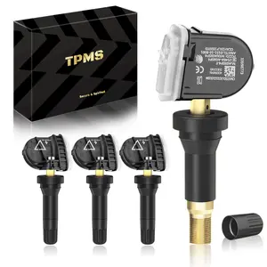 TPMS GM 433Mhz Pre-Programmed,Compatible withCadillac XT5 2017-2022/Chevrolet Malibu 2016-2022|Cruze 2016-2019|Camaro(16-20)GMC Acadia 2016-2022/OE#13598773(Set of 4) Tire Pressure Sensor