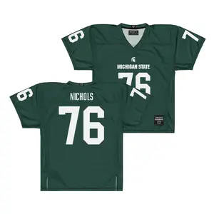 Green MSU Football Jersey  - Drew Nichols
