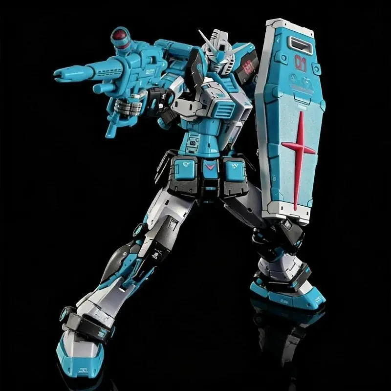 RG40B 1/144 RX-78-2 Yuanzu Ver.2.0 Hatsune Miku Color Assembly Model Kit Gunpla Action Figure With Water Decals Anime Mecha Toy