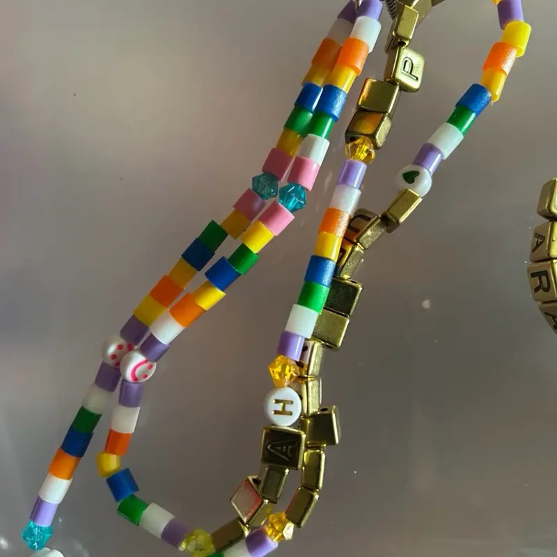 Custom Beaded Jewelry Set - Necklace, Bracelet, Anklet, and Rings
