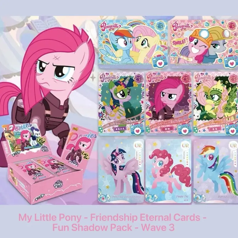 My Little Pony Friendship Eternal Fun Shadow Pack Series 3, 30 Packs 150 Cards, Simplified Chinese Kayou Collectible Trading Card Booster Box