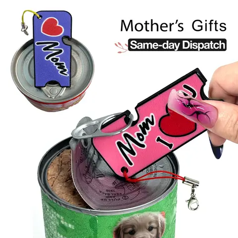 Wankam Ergonomic Soda Can Opener - 35g Lightweight ABS Eco-Friendly Kitchen Utensil, Adaptive Assistive Tech for Long-Nail & Arthritis Sore Hands, Keychain Strap, Drink Protector, Cute 23 Types Arthritis Gift