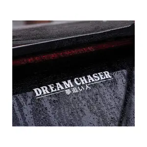 2PCS/SET Light Trendy Inspirational Dream-Chasing Sticker | For Car Mirrors, Inspirational Stationery, Bilingual Slogan Decor, Load Items with Passionate Vibe Easily, Upward Dream-Chasing Feeling in Daily Details