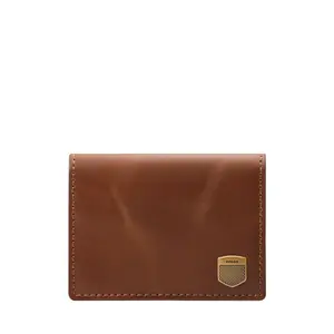 Fossil Men's Hayes Leather Card Case Bifold